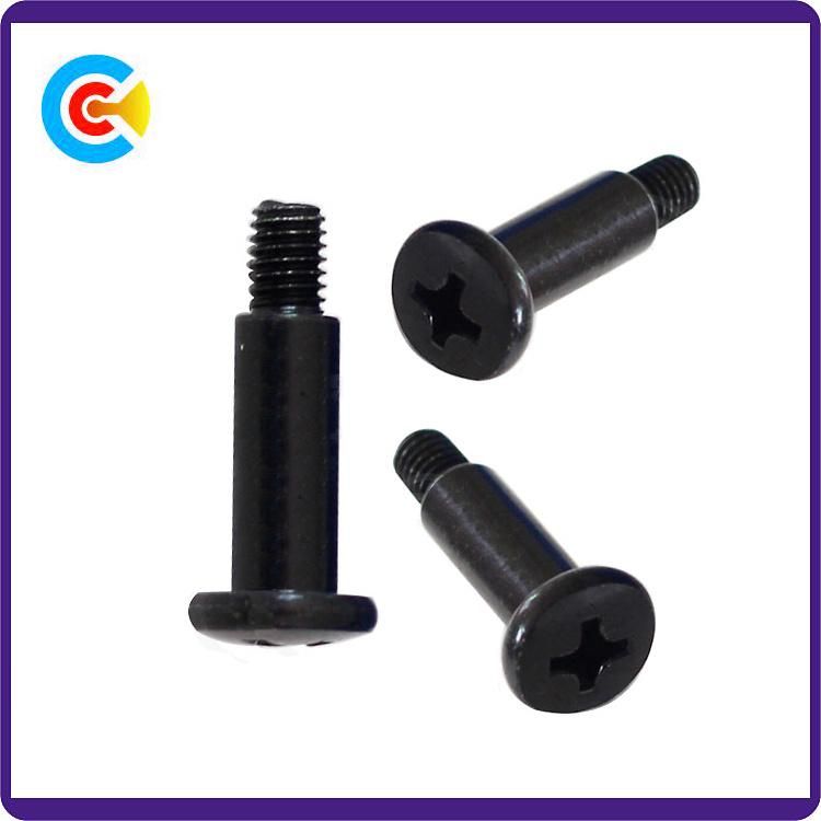 DIN/ANSI/BS/JIS Carbon-Steel/Stainless-Steel Round Flat Head Non-Standard Step Shoulder Customized Screws