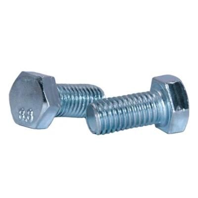 Standard Fastener M6X30 High Quality Carbon Steel Zyp Hot DIP Galvanized Hex Bolt and Nuts Steel SS304 Screws