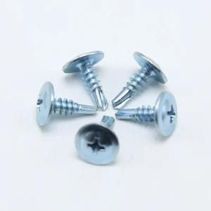 Self P&M Carbon Steel Metal Galvanized Phillips Round Wafer Truss Head Self Drilling Screw