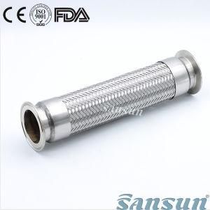 Sanitary Stainless Steel Flexible Clamped Metal Hose Pipe Food Grade