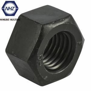 Black Carbon Steel Heavy Hex Nut / A563-Dh Hex Nut