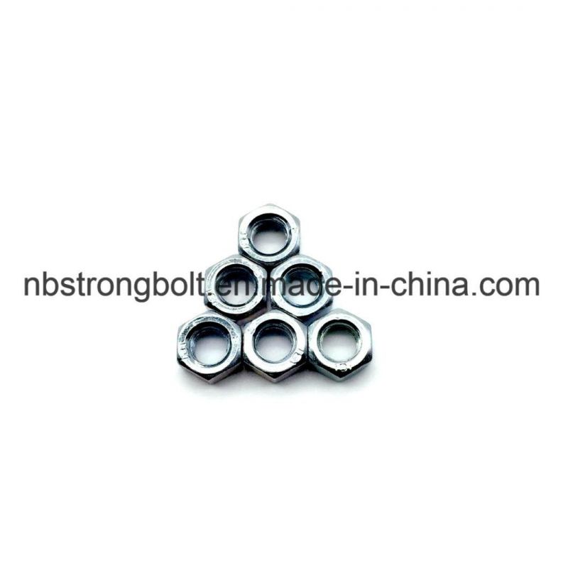 Hex Nut with Zinc Plated