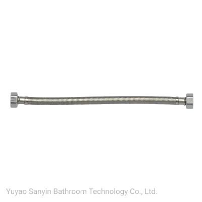 Stainless Steel Water Inlet Single Cold Sink Double Braided Hose