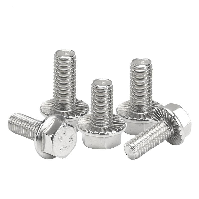 High Strength Bolt DIN6921 Carbon Steel Grade 8.8 10.9 12.9 Hex Head Flang Bolt