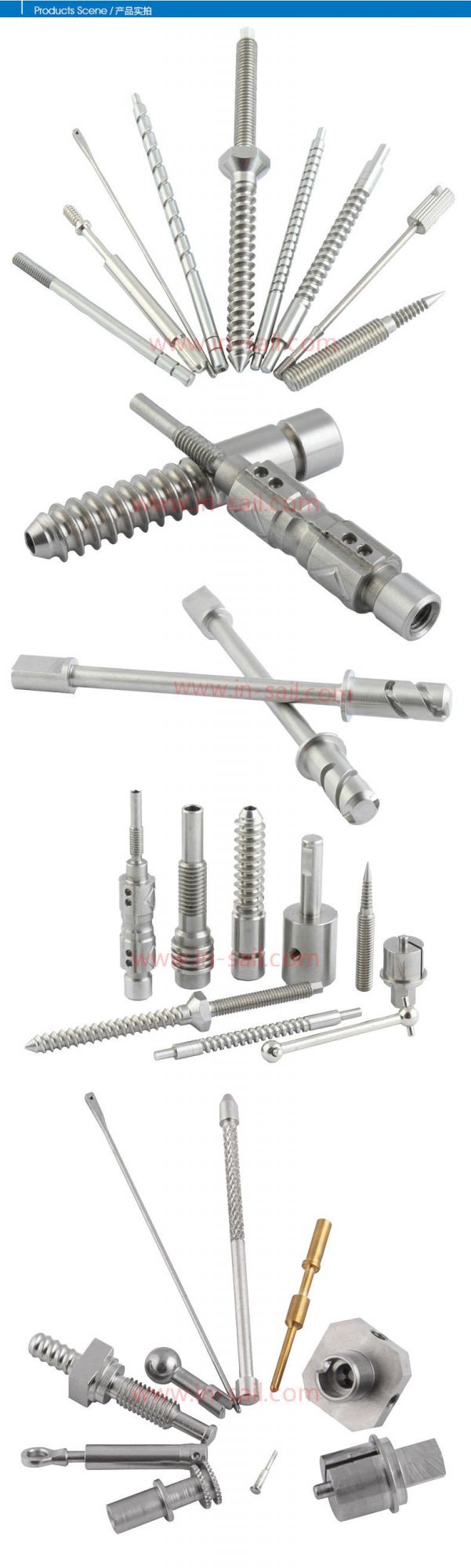 Precision CNC Machining Grooved Pin