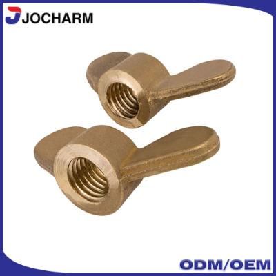 Galvanized Tie Rod Decorative Brass Copper Butterfly Wing Nut