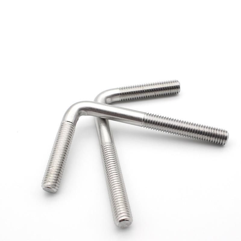 J L Type Stainless Steel Carbon Steel Foundation 16mm Anchor Bolts