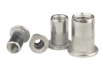 Stainless Steel SS304 SS316 Flat Head Csk Head Rivet Nuts Threaded Rivet Nuts Pull Rivet Nuts