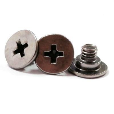 Customized 304 Stainless Steel Ultra Low Phillips Shoulder Fastener Screws
