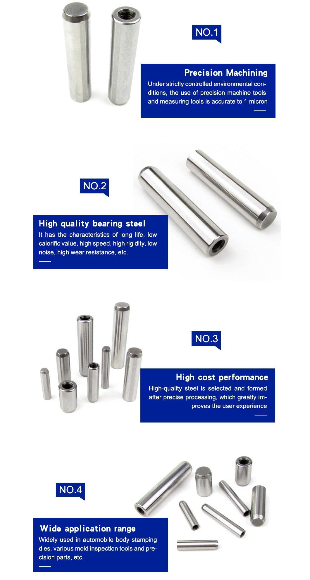 Professional Customization Aluminum Dowel Pins Stainless Steel Grooved Dowel Pin