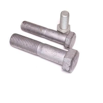 Hot DIP Galvanized HDG Hex Bolt and Nut DIN-933/DIN931