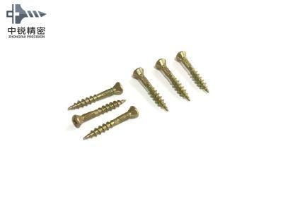 3.5X16mm Chipboard Screws Hardened Flat Head Zinc Plated Full Threaded Chipboard Screw