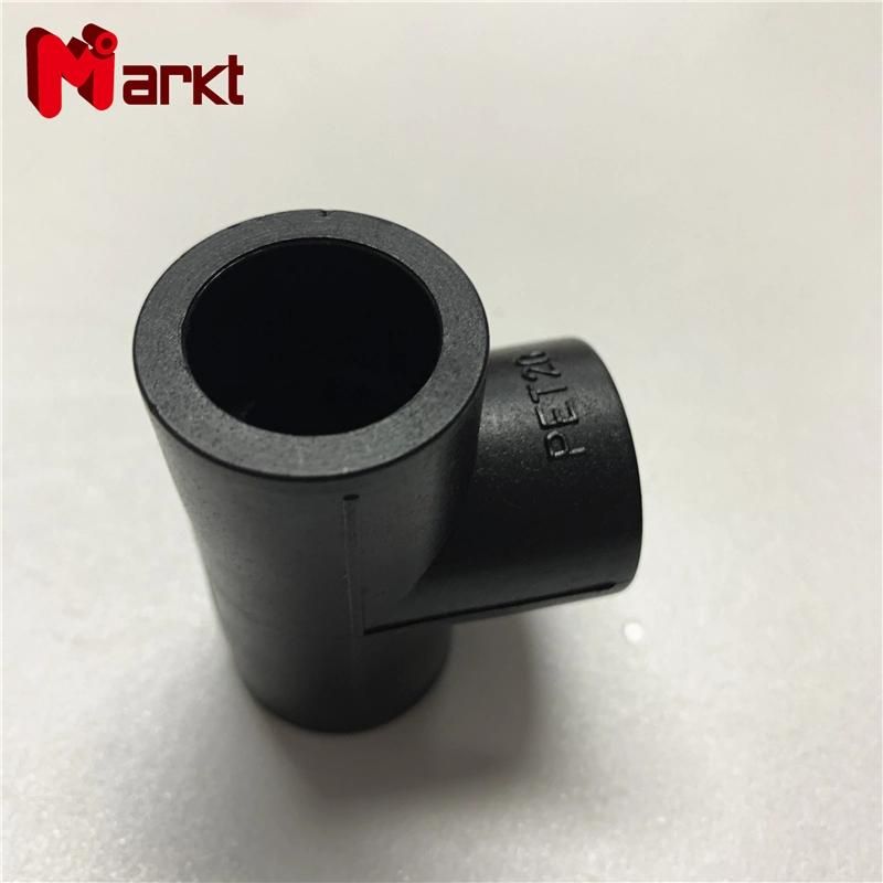 High Quality 20mm Welding HDPE Pipe Fitting Tee
