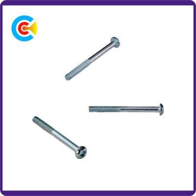 DIN/ANSI/BS/JIS Carbon-Steel/Stainless-Steel 4.8/8.8/10.9 Galvanized Hexagon Socket Head Screw for Machinery/Industry