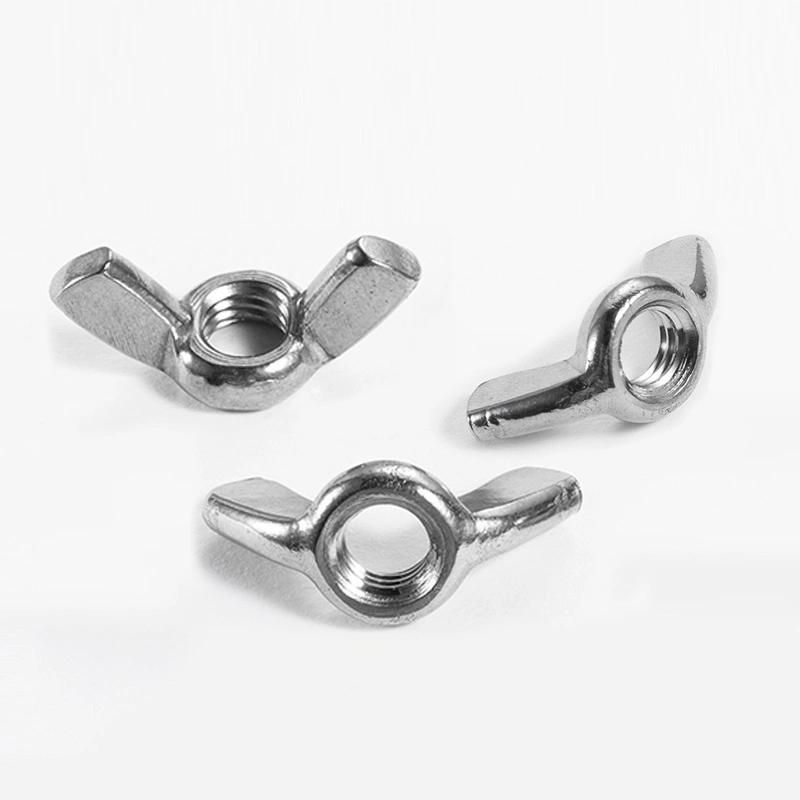 M4 M5 White Nylon Wing Nut DIN315