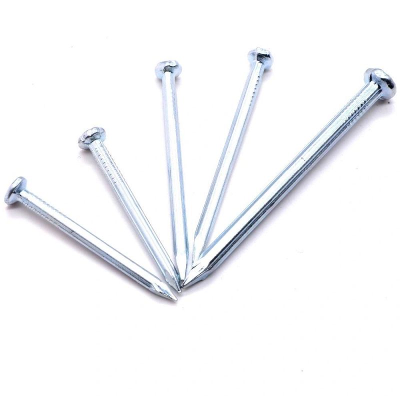 Chinese Manufacturer Concrete Nails Price Angular Spiral Steel Hardened Concrete Nails