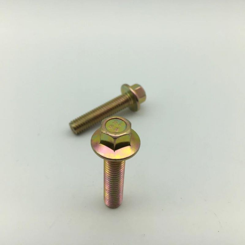 Head Screw with Flange Hex Bolt DIN6921