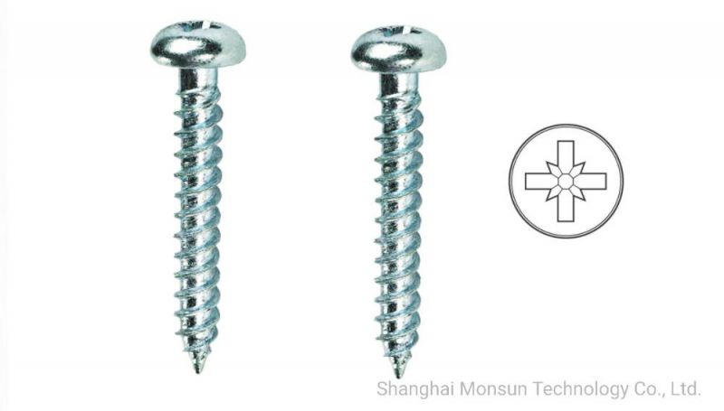 Phillips Round Head Zinc Plated Wood Screw