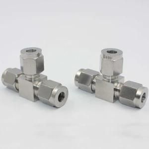 Pneumatic Push to Connect Tee Male, Elbow Male Thread Branch Tee Union Adapter Connect