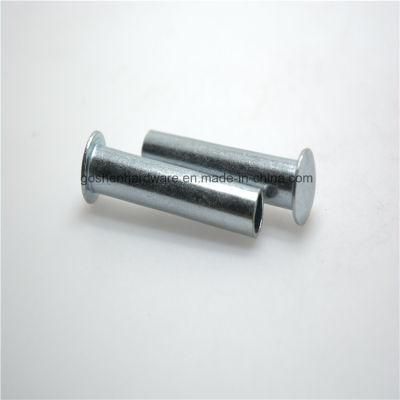 Mushroom Head Carbon Steel Hollow Rivet / Blind Rivet