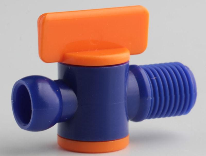 Xhnotion Pneumatic Posable Tubing Modular Hose Connector 1/4′′ Male Thread Valve