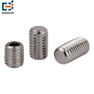Stainless Steel Grub Screw M5 M6 Slotted Set Screw with Cone Point