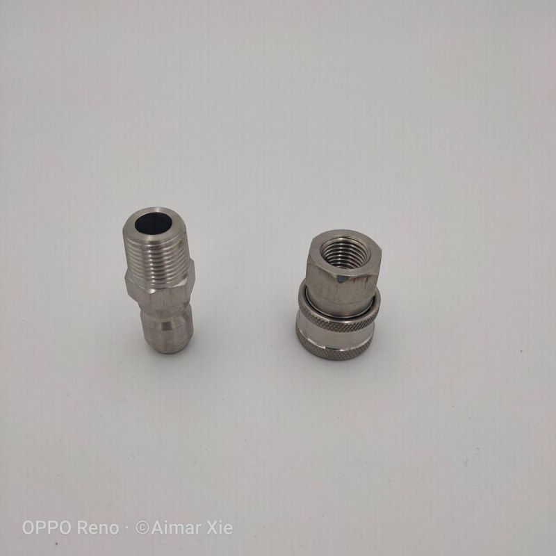 Stainless Steel Fnpt Quick Disconnect Sockets High Pressure Washer Quick Coupler