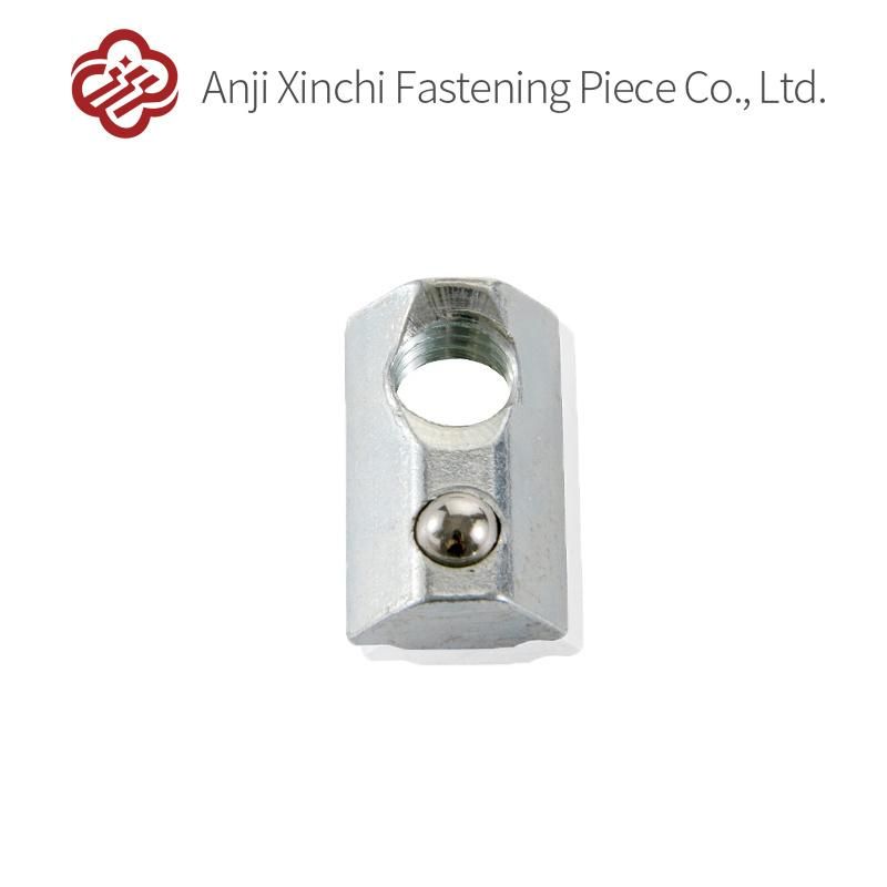 Hardware Fastener T Nut with Spring Loaded Ball