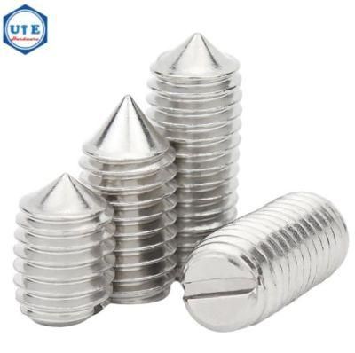 Slotted Headless/Grub/Set Screws with Cone Point
