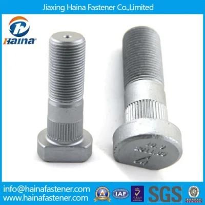 Grade10.9/8.8 Zinc Plated Truck Wheel Hub Bolt for Auto