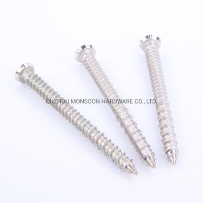 Stainless Steel Concrete Screws with High-Low Thread