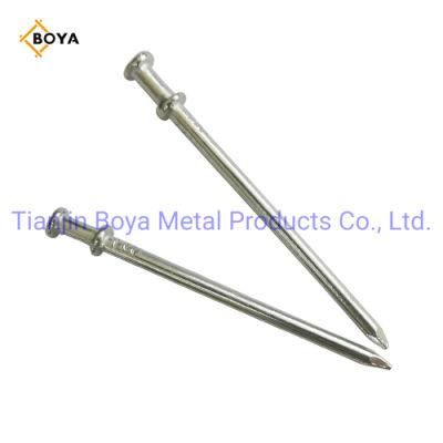 Most Popular Electro Galvanized Two Head Nail/Common Duplex Nail for Building