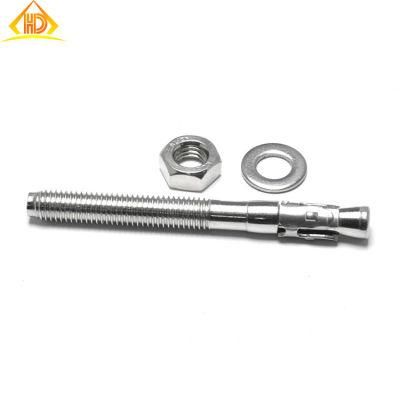 M6 M8 M10 M18 M20 Ground Wall Concrete Carbon Steel Zinc Plated A2 A4 Anchor Bolt Wood Furniture Wedge Anchors