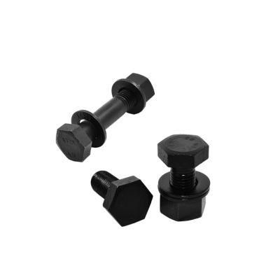 ASTM A325 Hex Heavy Structual Bolt Screw with Black