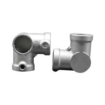 Aluminium Key Clamp Pipe Fittings 3 Way 90 Degree Elbow Connector Pipe Nipples