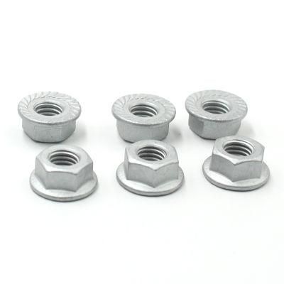 Galvanized Flange Hex Nuts Carbon Steel Alloy Steel Stainless Steel Nut