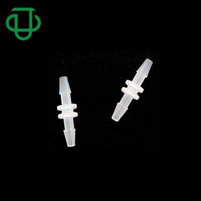 Mini 1/16&quot; 1.6mm Plastic Hose Barb Fittings I-Shaped Tube Joint 2 Way Medical Air Hose Connector