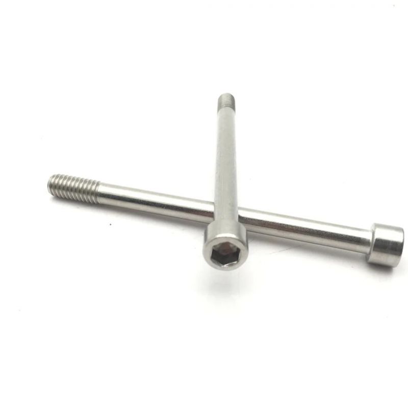 Custom Extended Long Hex Socket Allen Bolt 18-8 Stainless Steel Unc Half Thread