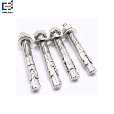 Zinc Plated Heavy Wall Wedge Expansion Bolt with Nut and Washer