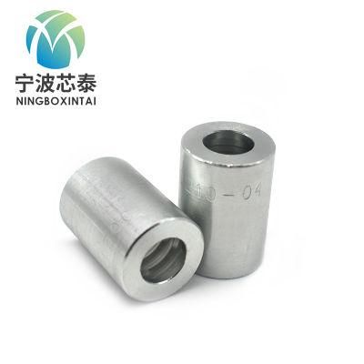 00210-04 Wholesale Cheap Hydraulic Crimp Hose Ferrule Carbon Steel Hydraulic Hose Fitting Crimp Ferrule