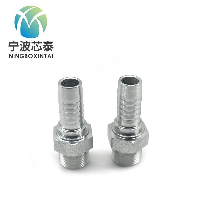 NPT Fitting Carbon Steel Hose Connection Coupling One Piece Fitting Hydraulic Hose Fitting Stainless Steel Fittings