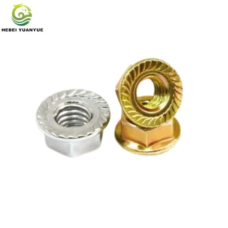 DIN 6913 Galvanized Hex Flange Nuts with Serrated
