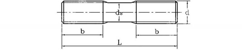 Stud Bolts and Nuts ASTM A193 B7 & A194 2h 1/2X2 Thread Rod Stud Metal 1.25D Stud Bolt