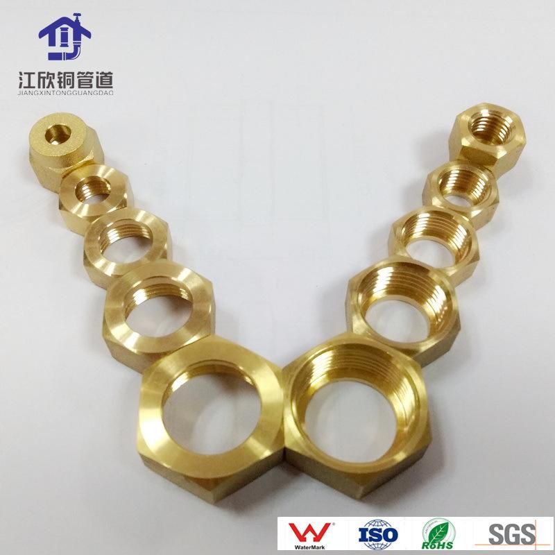 Brass Forged Flare Nut with Copper Tube