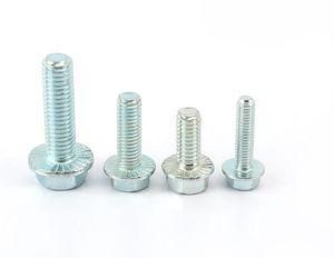 DIN6921iron Plated White Zinc Flange Bolt