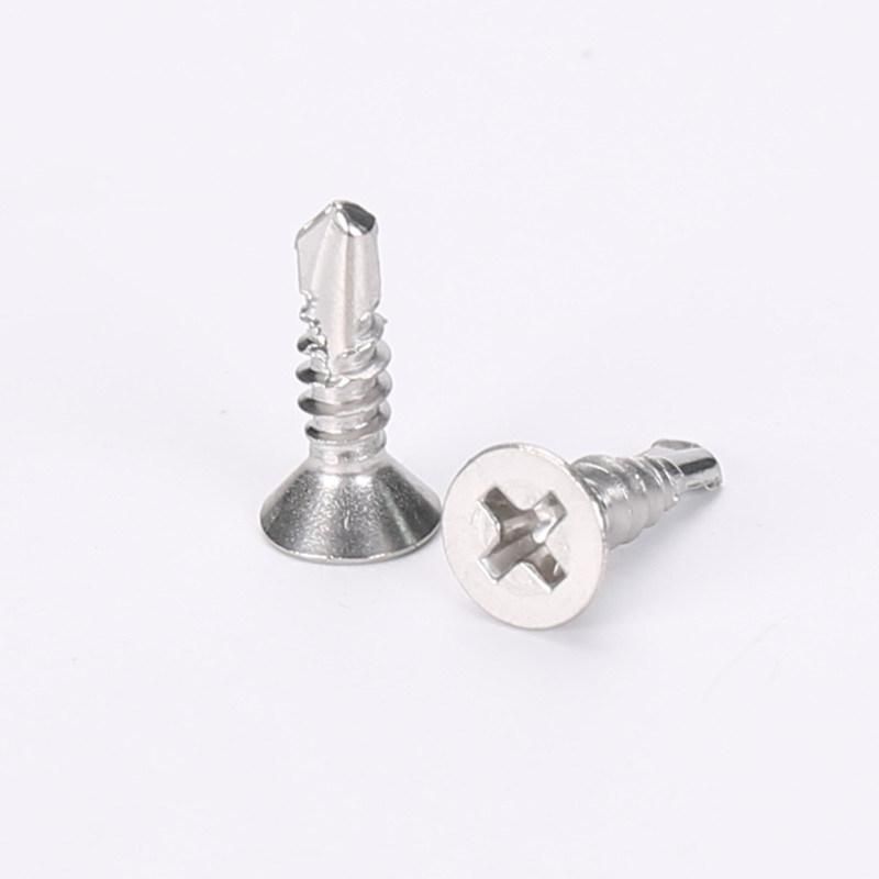 DIN 7504 Cross Recessed Raised Contersunk Self-Drilling Tapping Screws