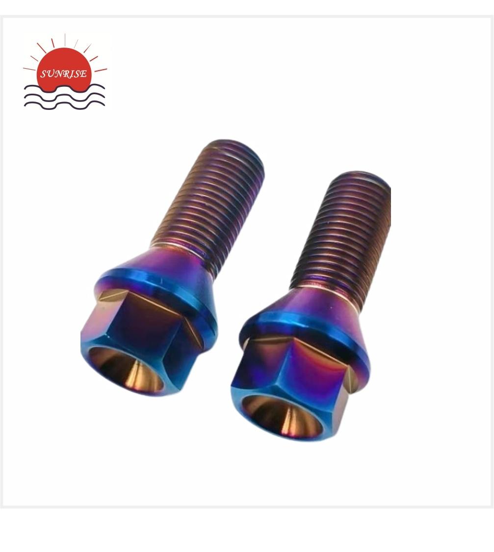 Polished Titanium Flange Bolt