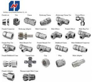 NPT Jic SAE Bsp Metric Hydraulic Stainless Steel Fastener