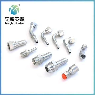 OEM China Factory Manufacturer Supplier Price 90 Degree Jic Female 37 Degree Cone Seat Hydraulic Fitting 3/8 Rimp Style Hydraulic Connector
