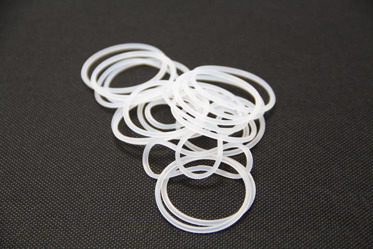 White Color Custom Silicone Rubber Seal Ring Washer